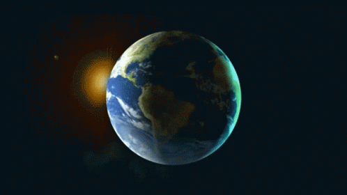 Video Of Earth Rotation GIF