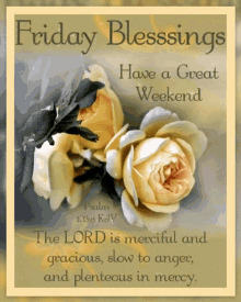 Viernes Friday Blessings Bible Quotes Mercy GIF