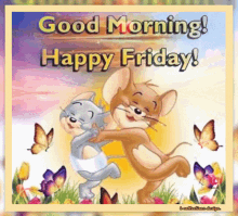 Viernes Good Morning Happy Friday Jerry Nibbles GIF