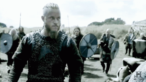 Ragnar Lothbrok Viking Attacks GIF