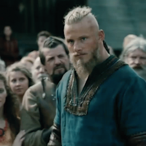 Björn Ironside Viking Observing GIF