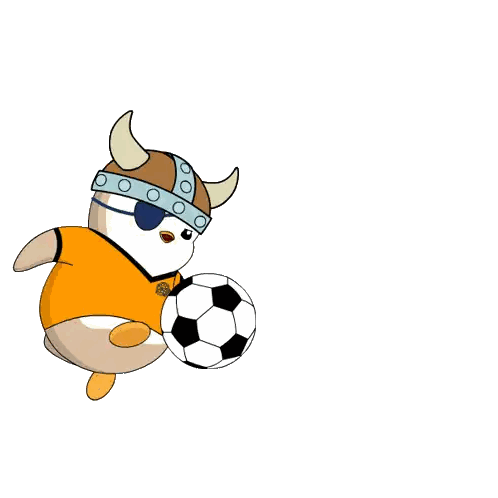 Viking Kicking Soccer Ball