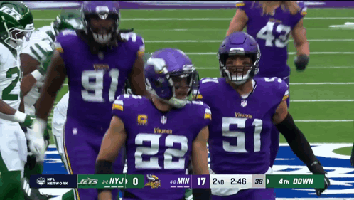 Vikings and Jets Football Game