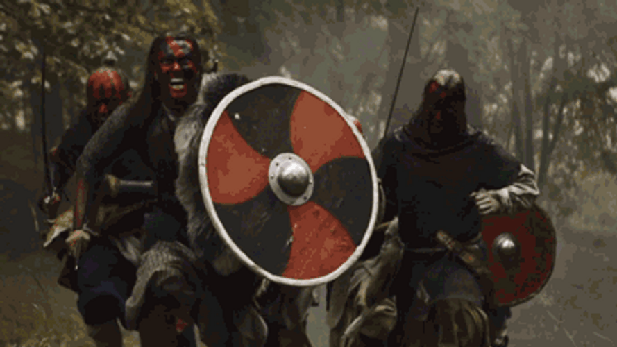 Vikings Ready For A Fight GIF