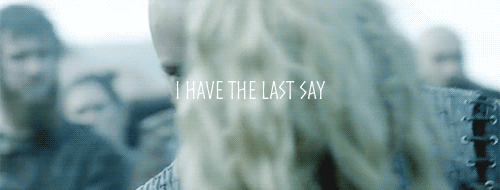 Vikings Teasing A Woman GIF