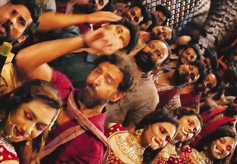Vikram Vedha Crazy Dance Hrithik Roshan GIF