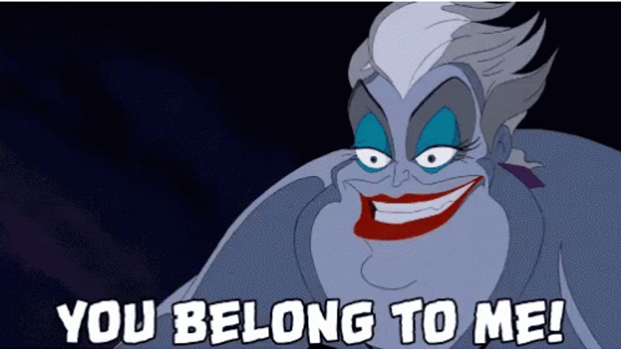 Villain Ursula You Belong To Me GIF