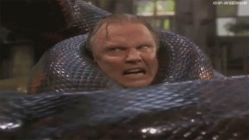 Villains Get Eaten By Anaconda GIF