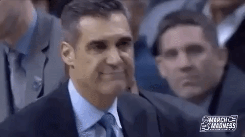 Villanova Wildcats Basketball Frustrated Coach Jay Wright GIF
