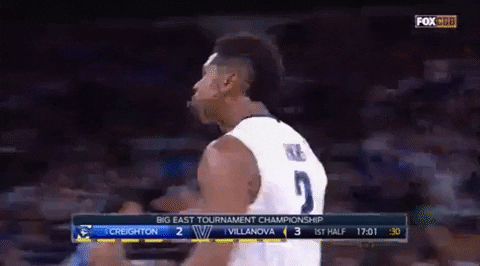 Villanova Wildcats Jamal Crawford Running GIF