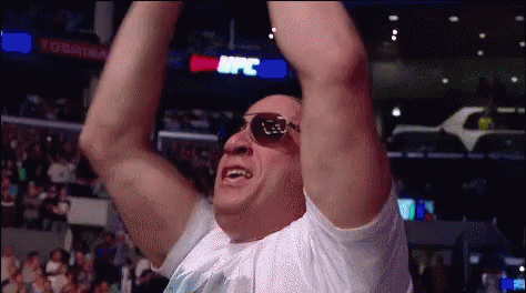 Vin Diesel Cheering In A Game GIF