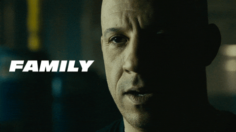 Vin Diesel Family Fast And Furious Movie GIF