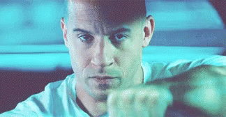 Vin Diesel Fast And Furious Family Fierce Eyes GIF