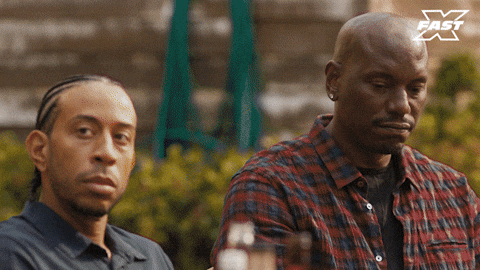 Vin Diesel Fast And Furious Family Line Up GIF