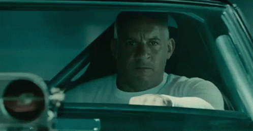 Vin Diesel Flying The Car GIF