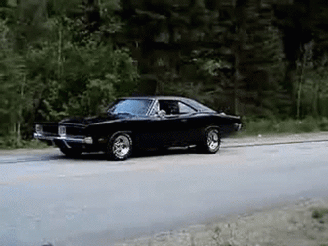 Vinatge Dodge Smoking GIF