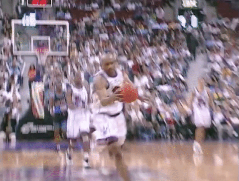 Vince Carter 360 Dunk With Dance GIF