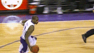 Vince Carter Dunking With Referee GIF