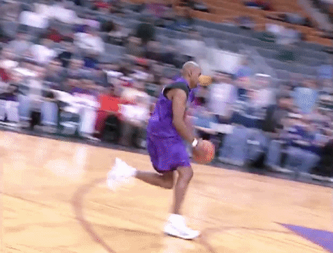 Vince Carter Free Throw Line Dunk GIF