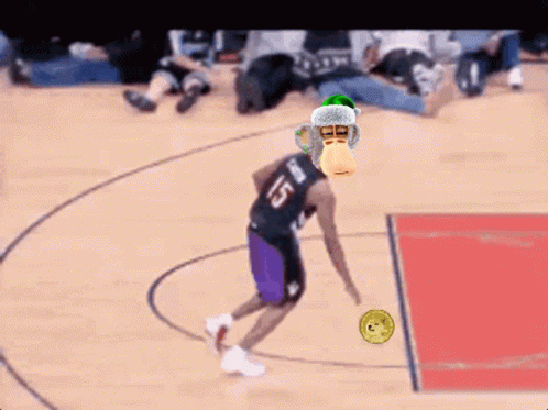 Vince Carter Monkey Head GIF