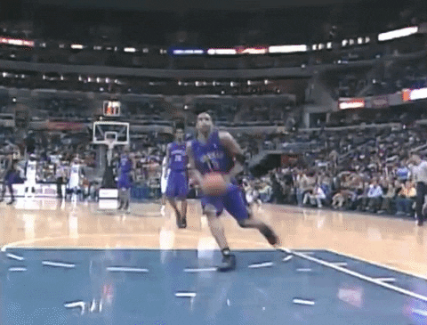 Vince Carter Pre Game Dunk GIF