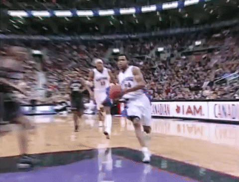 Vince Carter Tomahawk Dunk GIF