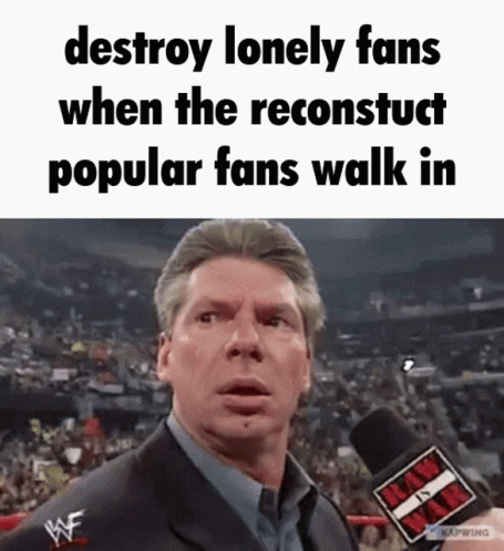 Vince Mcmahon Destroy Lonely Meme GIF
