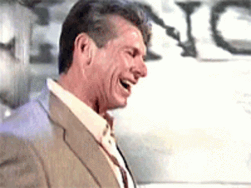 Vince Mcmahon Meme Laughing Hard GIF