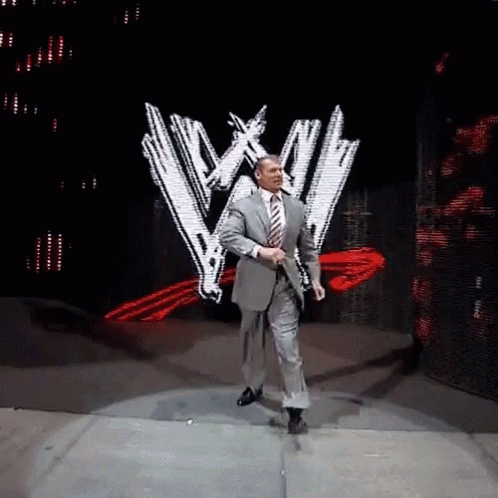 Vince Mcmahon Walking Like A Boss GIF