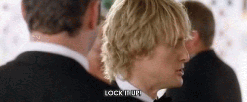 Vince Vaughn Wedding Crashers Lock It Up GIF