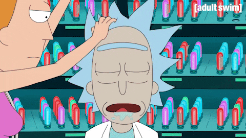 Vindication Rick Sanchez Brain Scanned GIF