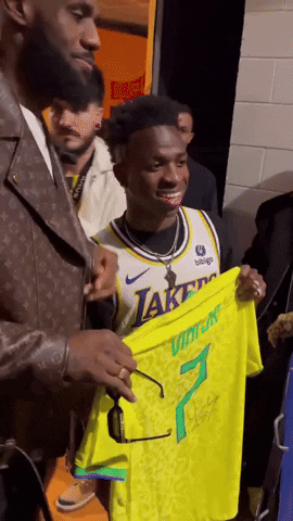 Vini Jr And Lebron James GIF