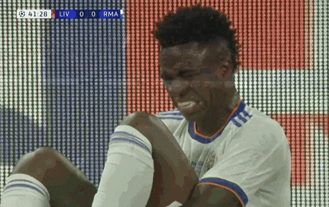 Vini Jr Confuse Face Reaction GIF