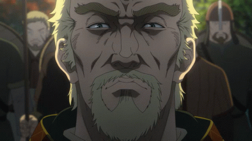 Vinland Saga Askeladd Serious Face GIF