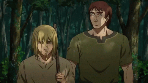 Vinland Saga Thorfinn And Einar Walking GIF