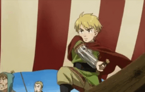 Vinland Saga Young Thorfinn With Sword GIF