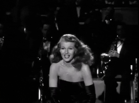 Vintage Actress Rita Hayworth GIF