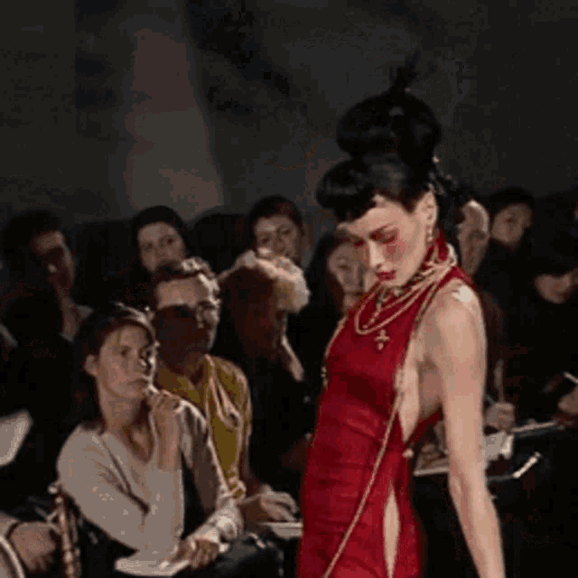 Vintage Asian Fashion Model GIF