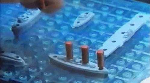 Vintage Battleship Lego GIF