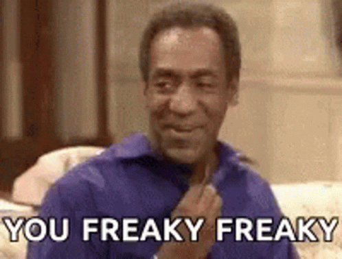 Vintage Bill Cosby You Freaky Freaky GIF