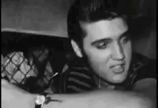 Vintage Elvis Presley Thank You Very Much GIF