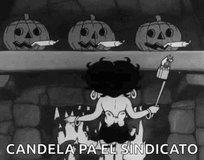 Vintage Halloween Betty Boop GIF