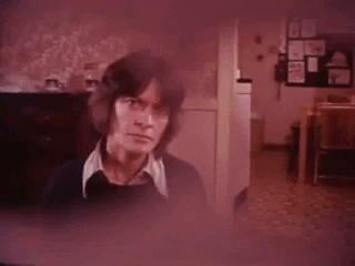 Vintage Halloween Creepy Mask GIF