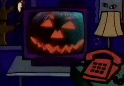Vintage Halloween Jack O' Lantern GIF