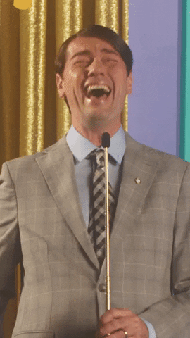 Vintage Host Crazy Laugh GIF