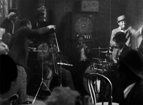 Vintage Jazz Band Playing Music GIF