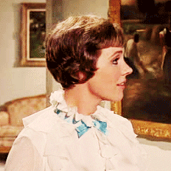 Vintage Julie Andrews Reaction GIF