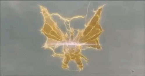 Vintage King Ghidorah GIF