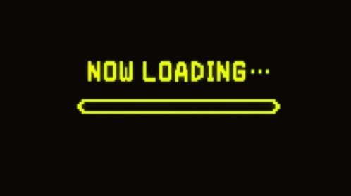 Vintage Loading Bar Completed GIF