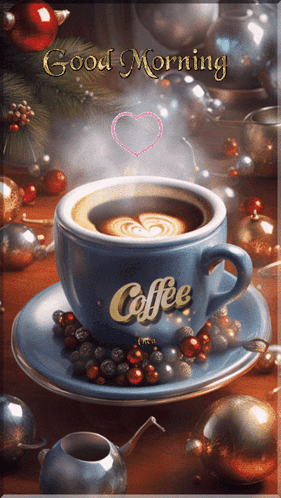 Vintage Mug Of Coffee Good Morning GIF